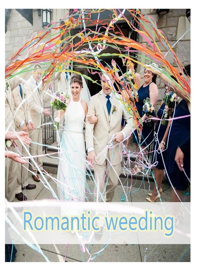 Could Spark 30pack Colourful Streamer Poppers 30 Ribbons No Mess Confetti Poppers No Mess Streamers for Weeding Birthday Graduation Celebration Gender Reveal Decorations Hand Thrown Streamers (30) - Image 4